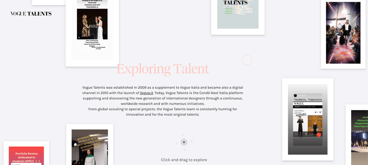 Vogue - The World of Vogue Talents 2020 | MONOGRID